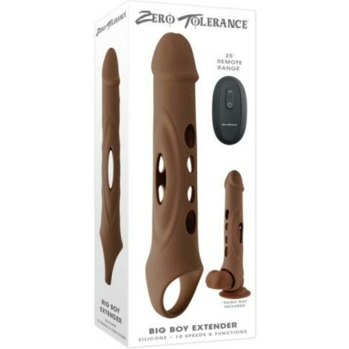 Zero Tolerance Big Boy Extender Rechargeable Extension With Remote Silicone Dark - Image 1