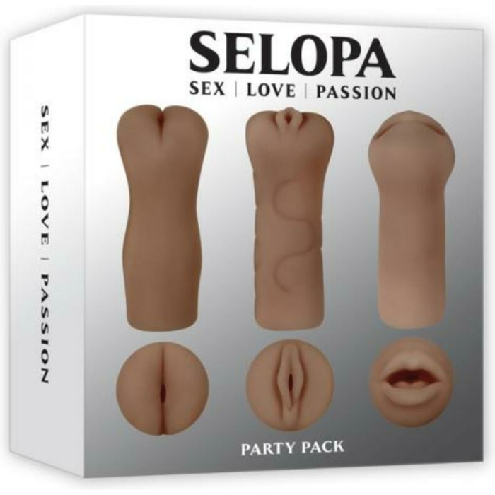Selopa Party Pack 3-piece Stroker Pack Dark - Image 1