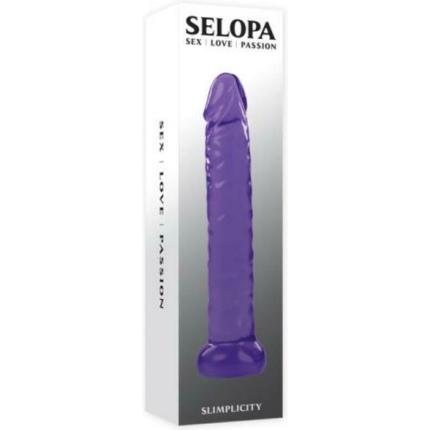 Selopa Slimplicity 6 In. Jelly Dong Purple