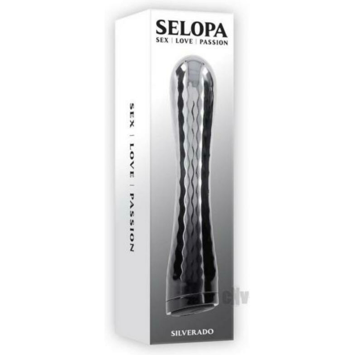 Selopa Silverado Rechargeable Vibrator Abs Plastic & Silicone Silver/black - Image 1