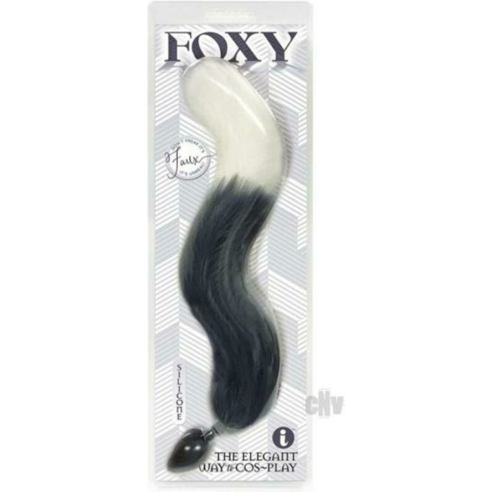 Foxy Fox Tail Plug Silver - Image 1