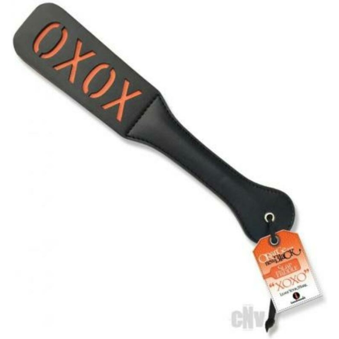 The 9's Orange Is The New Black Slap Paddle Xoxo - Image 1