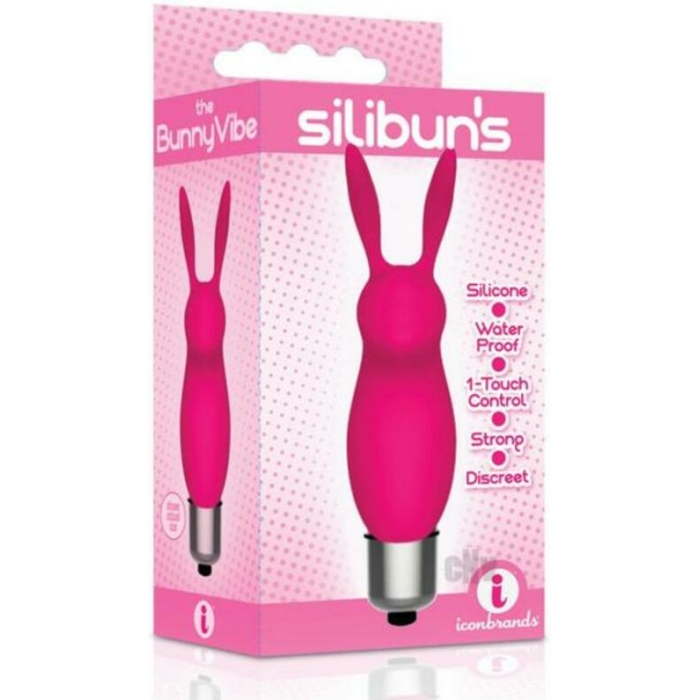Silibuns Bunny Bullet Vibrator Pink - Image 1