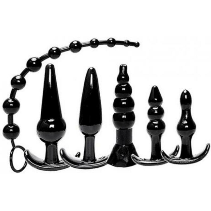 Try-Curious Anal Plug Kit Black - Image 1