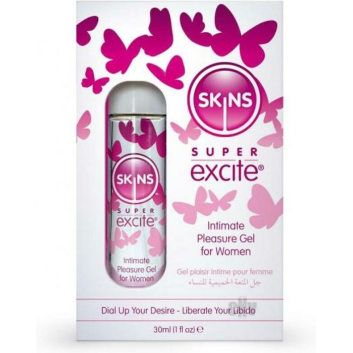 Skins Super Excite Clitoral Stimulation Gel 1oz - Image 1
