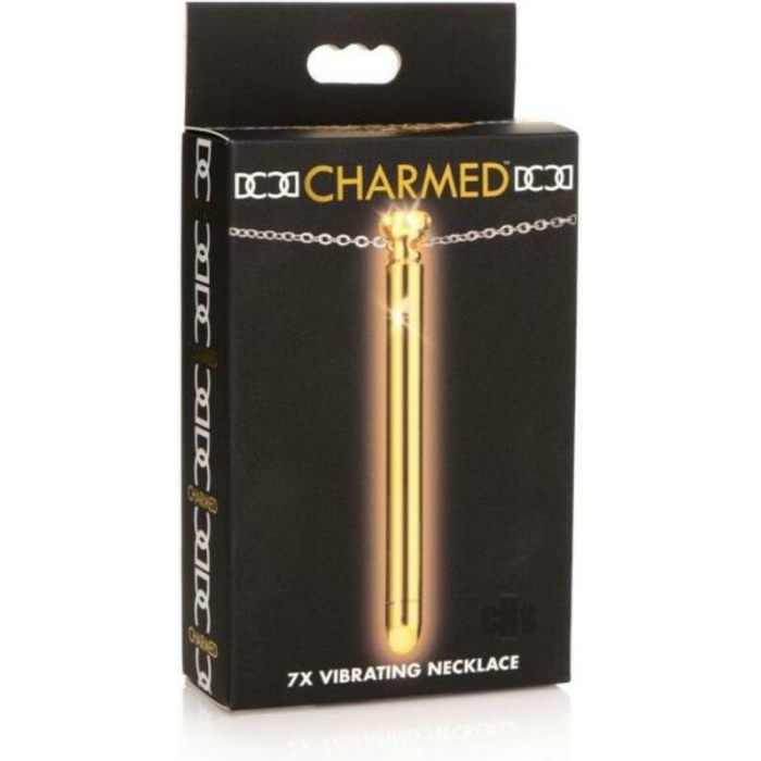 Charmed 7x Vibrating Necklace Gold - Image 1