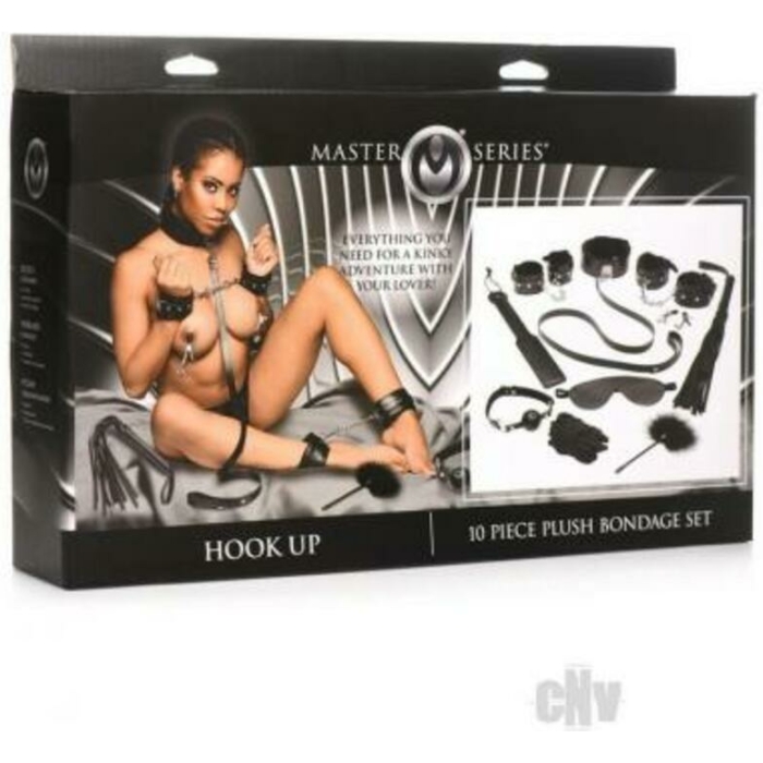 Ms Hook Up Plush Bondage Set 10pc - Image 1
