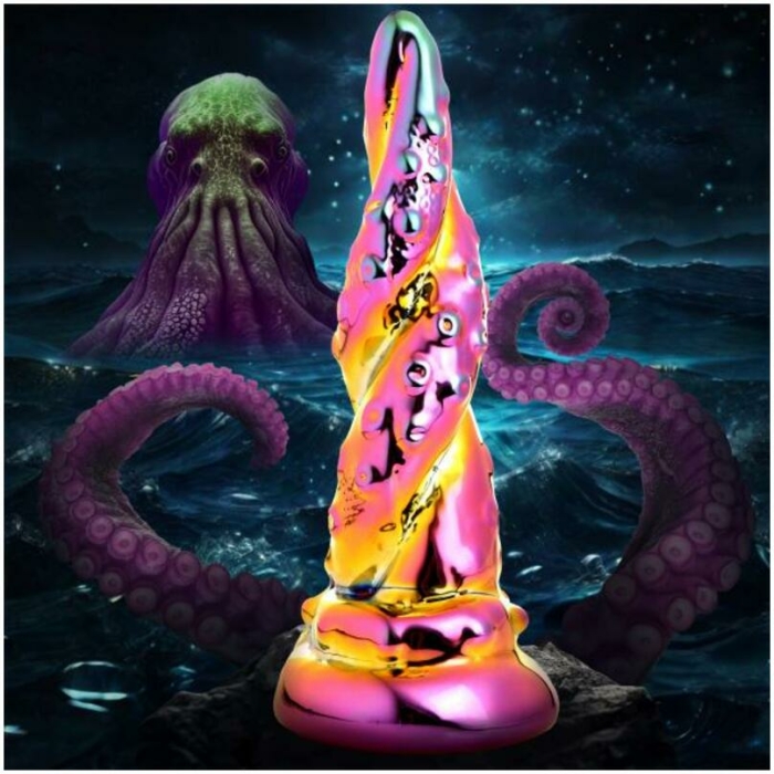 Enchantress Rainbow Glass Dildo - Image 1