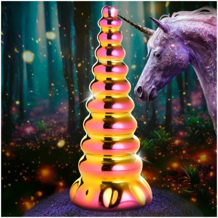 Twilight Rainbow Glass Dildo - Image 1