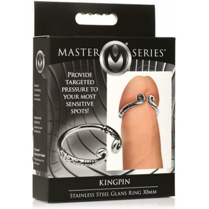 Master Series Kingpin Stainless Steel 30mm Glans Ring - Image 1