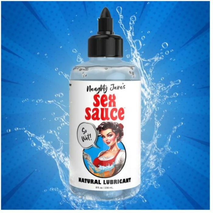 Naughty Jane's Sex Sauce Natural Lubricant - 8oz - Image 1