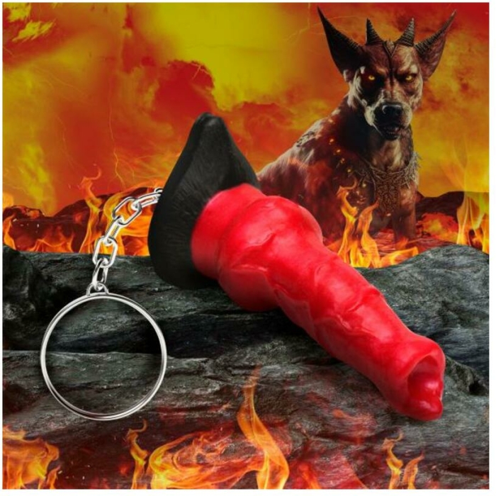 Hell Hound Mini Dildo Key Chain - Image 1