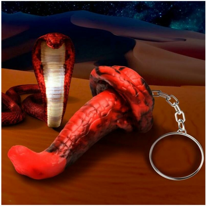 King Cobra Mini Dildo Key Chain - Image 1