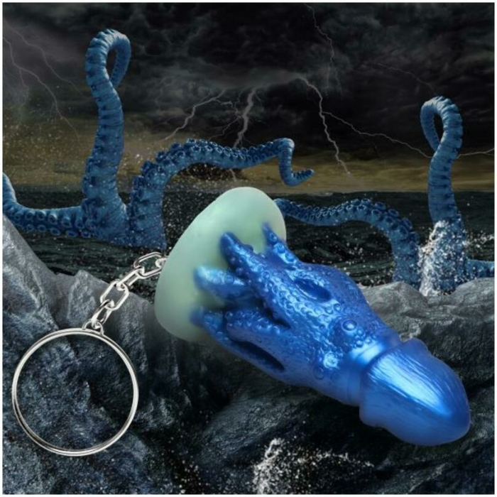 Cocktopus Mini Dildo Key Chain - Image 1