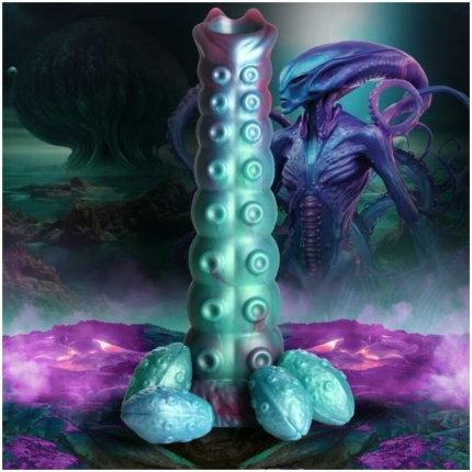 Galactic Breeder Ovipositor Silicone Dildo