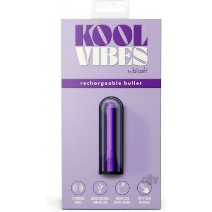 Kool Vibes Rechargeable Mini Bullet Grape - Image 1