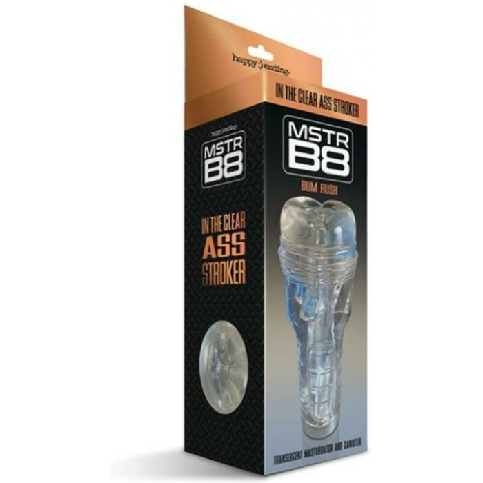 Happy Endings Mstr B8 In The Clear Anal Stroker Bum Rush Canister - Image 1