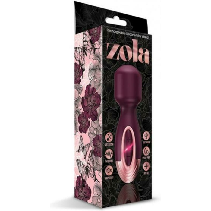 Zola Rechargeable Silicone Mini Wand - Image 1