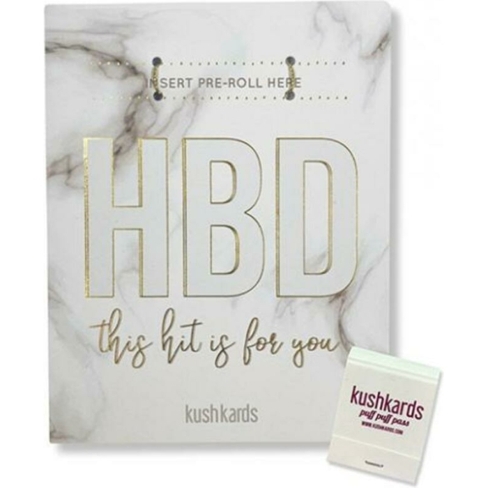 Hbd Birthday Greeting Card W/matchbook - Image 1