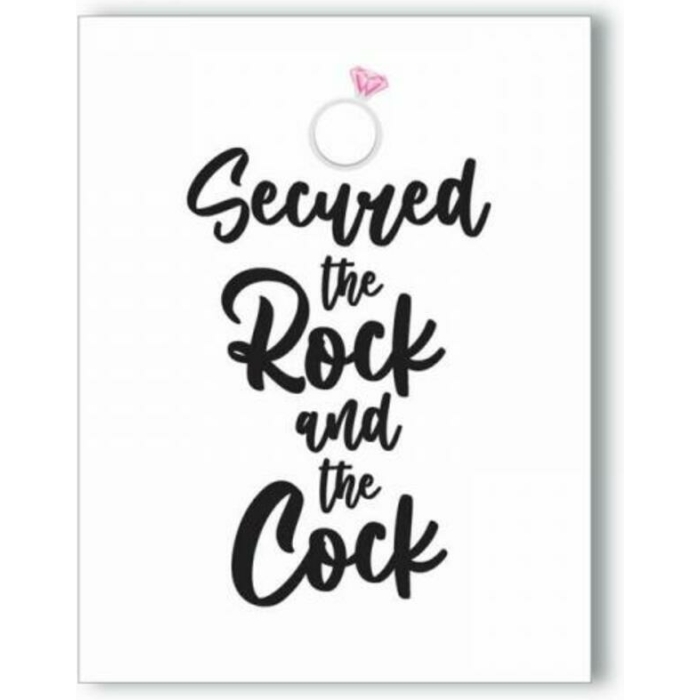 Secured The Rock And The Cock Naughty Kard - Image 1