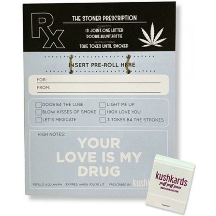 The Stoner Prescription Greeting Card W/matchbook - Image 1