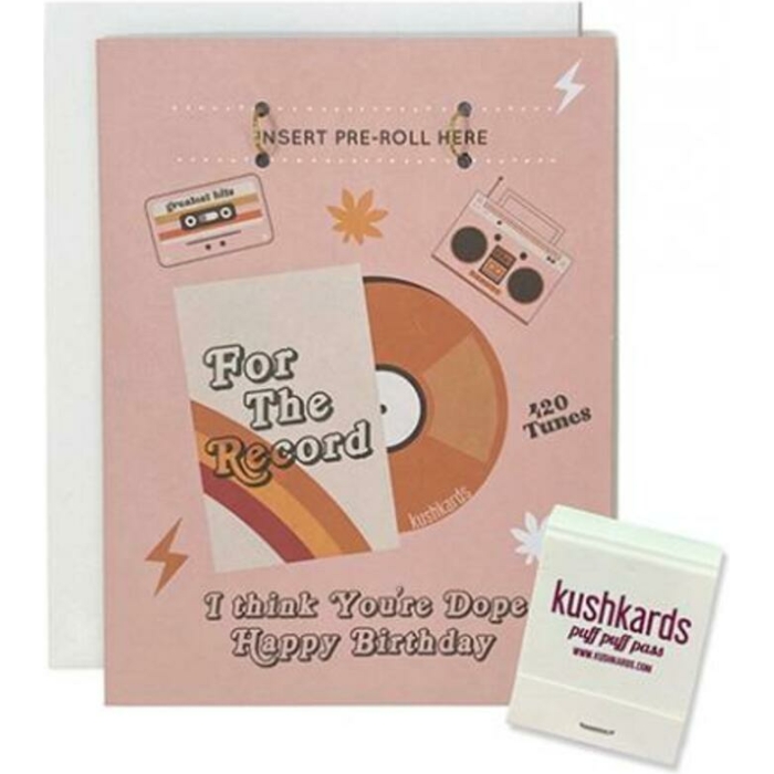 For The Record Greeting Card W/matchbook - Image 1