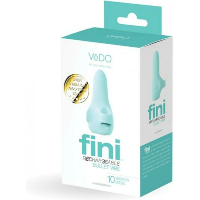 Vedo Fini Rechargeable Bullet Vibe Turquoise - Image 1