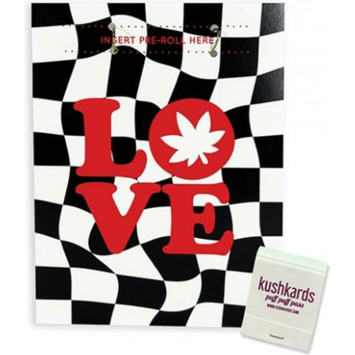 Love Retro Greeting Card W/matchbook - Image 1