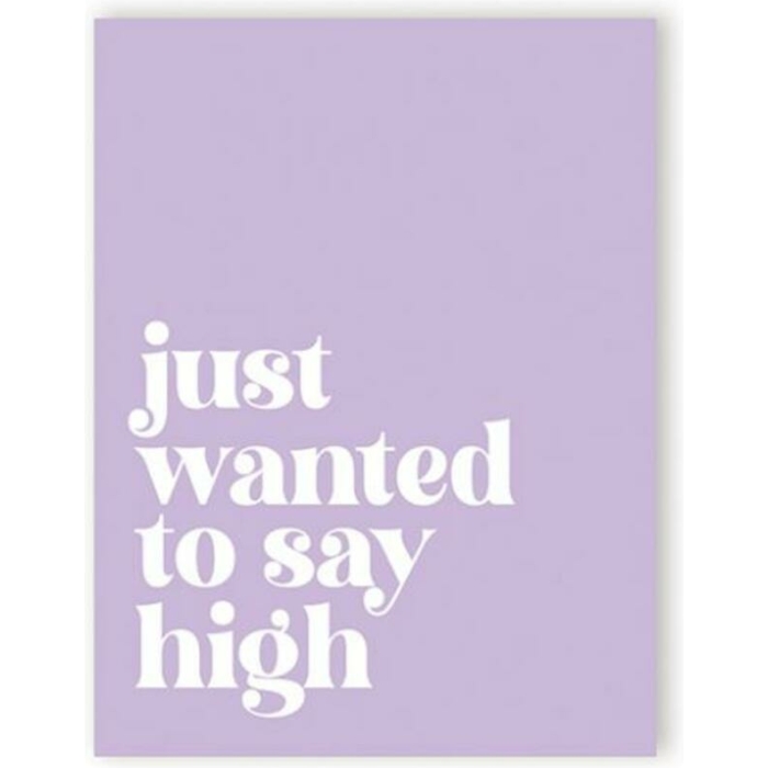 Saying High 420 Greeting Card - Image 1