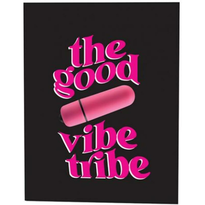 Naughty Vibes Good Vibe Tribe Greeting Card - Image 1