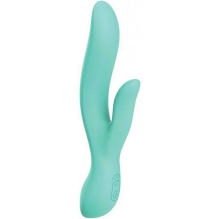 Wild Pop Vibe Molly Rabbit Dual Vibrator - Aqua - Image 1