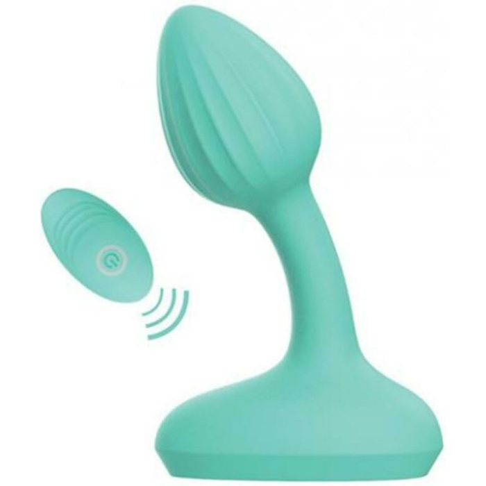 Pink Elephant Dreamer Rechargeable Vibe W/remote - Aqua - Image 1