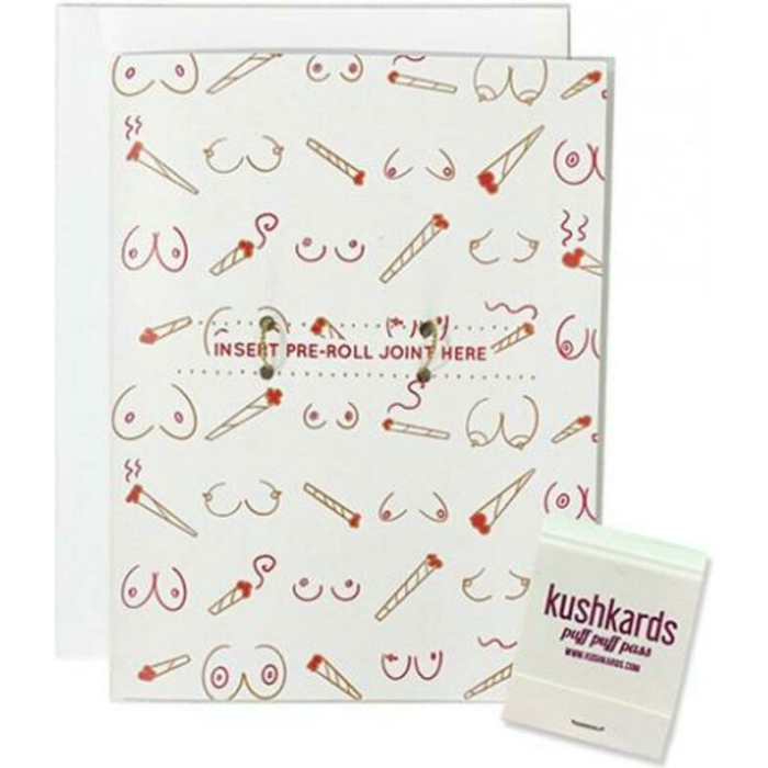 Doobies Boobies Greeting Card W/matchbook - Image 1