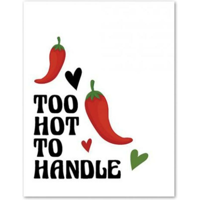 Too Hot To Handle Greeting Card - Image 1