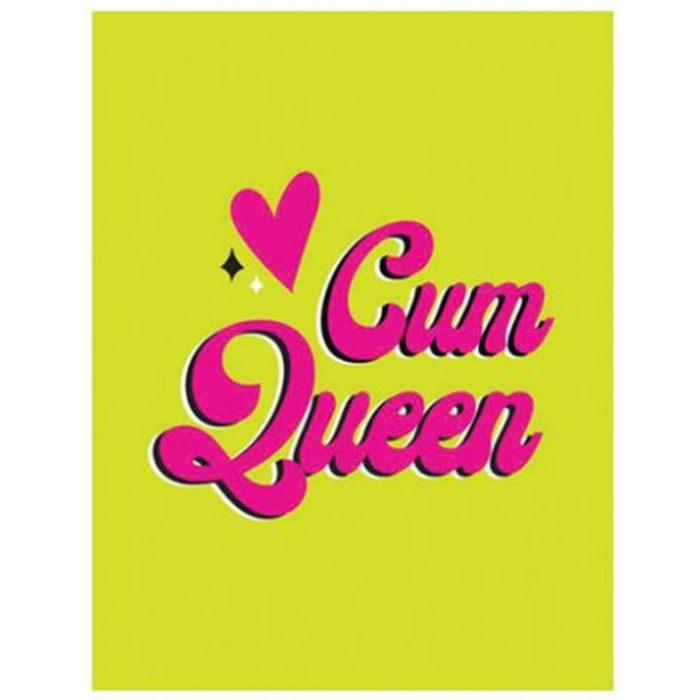 Cum Queen Greeting Card - Image 1