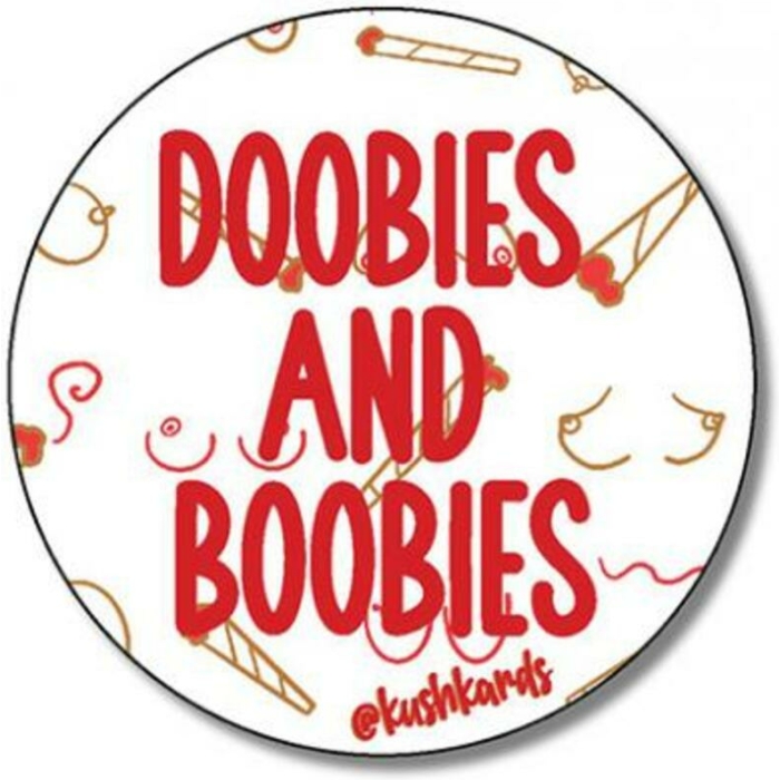 Doobies And Boobies Sticker - Pack Of 3 - Image 1