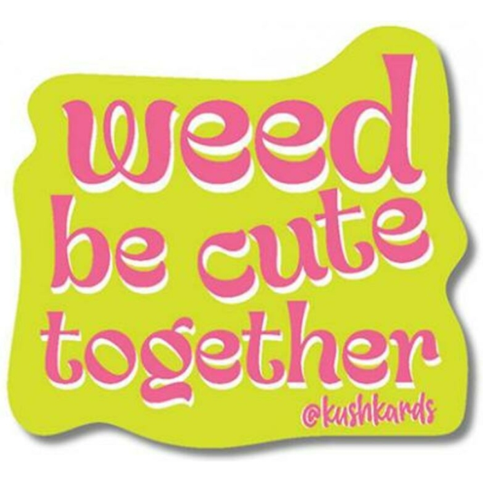 Weed Be Cute Sticker - Pack Of 3 - Image 1