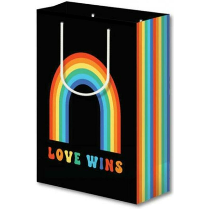 Love Wins Pride Large Gift Bag - Image 1