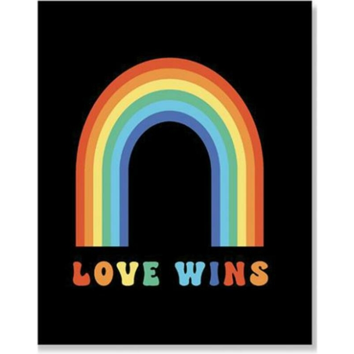 Love Wins Greeting Card - Image 1