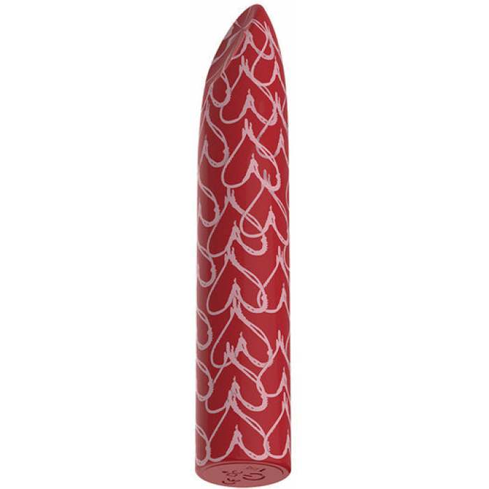 Luv Inc Hb82 Heart Bullet Vibrator Red - Image 1