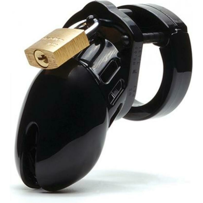 Cb-6000 2 1/2" Cock Cage & Lock Set - Black - Image 1