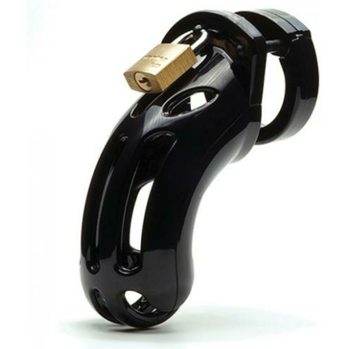 The Curve Black Male Chastity Device - Image 1
