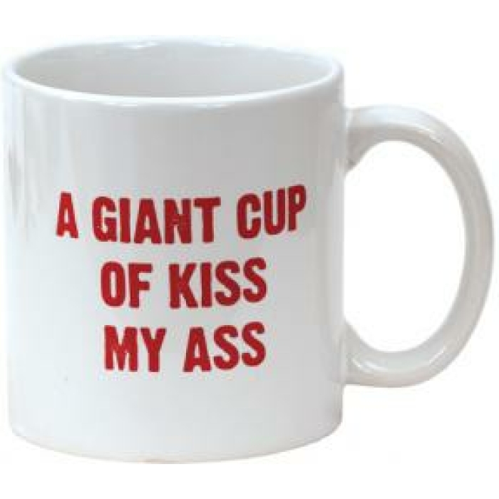 Attitude mug a giant cup of kiss my ass - 22 oz - Image 1