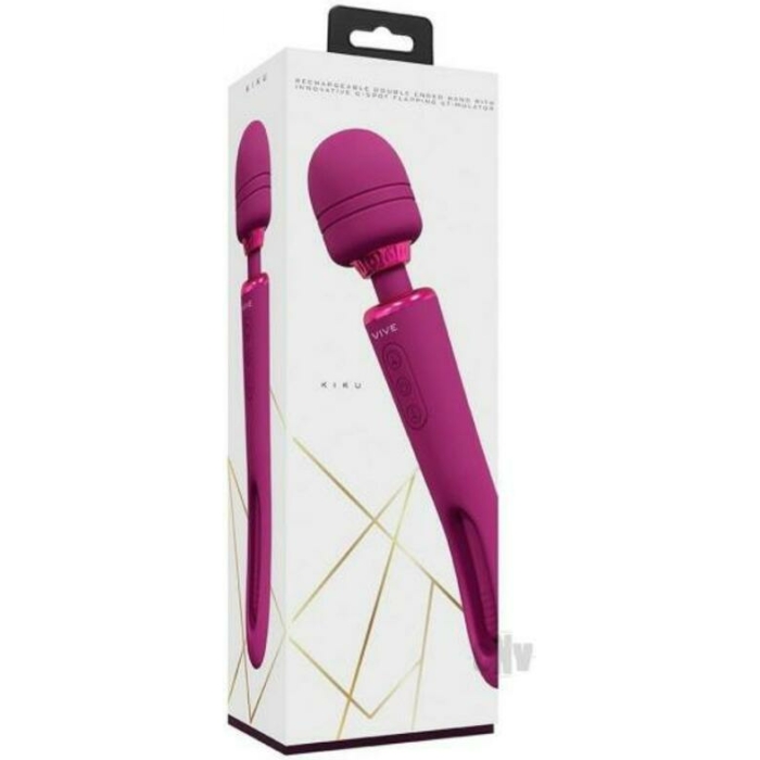 Kiku Double Ended Wand Pink - Image 1