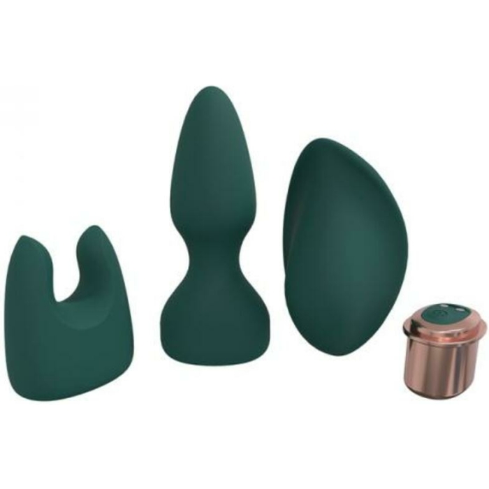 Loveline Ultimate Kit 10 Speed Silicone Rechargeable Waterproof Forest Green - Image 1