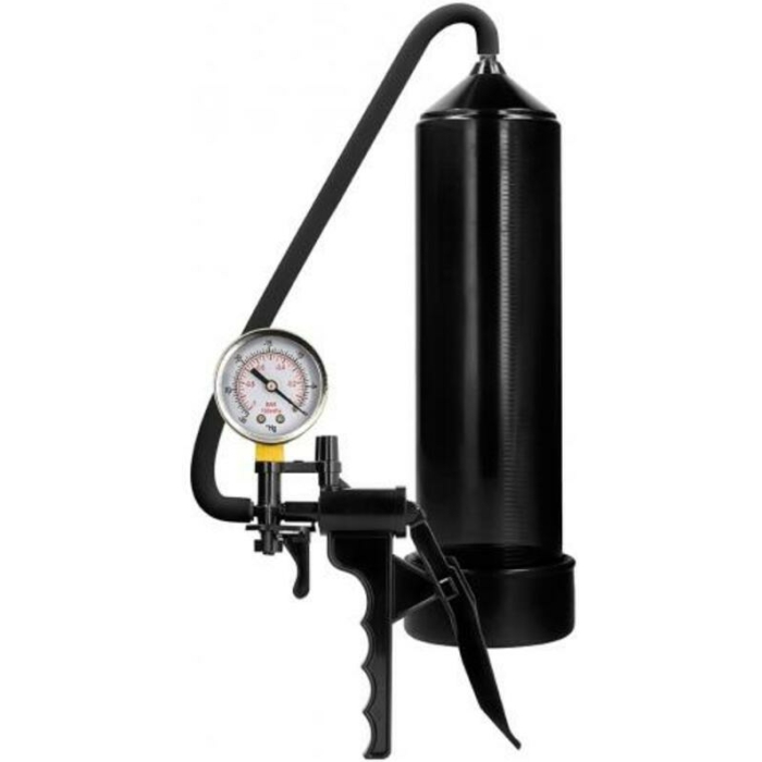 Pumped Elite Beginner Pump With Gauge Black - Image 1