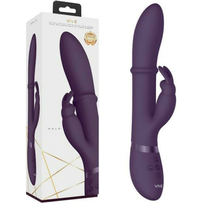 Vive Halo Rabbit Vibrator Purple - Image 1