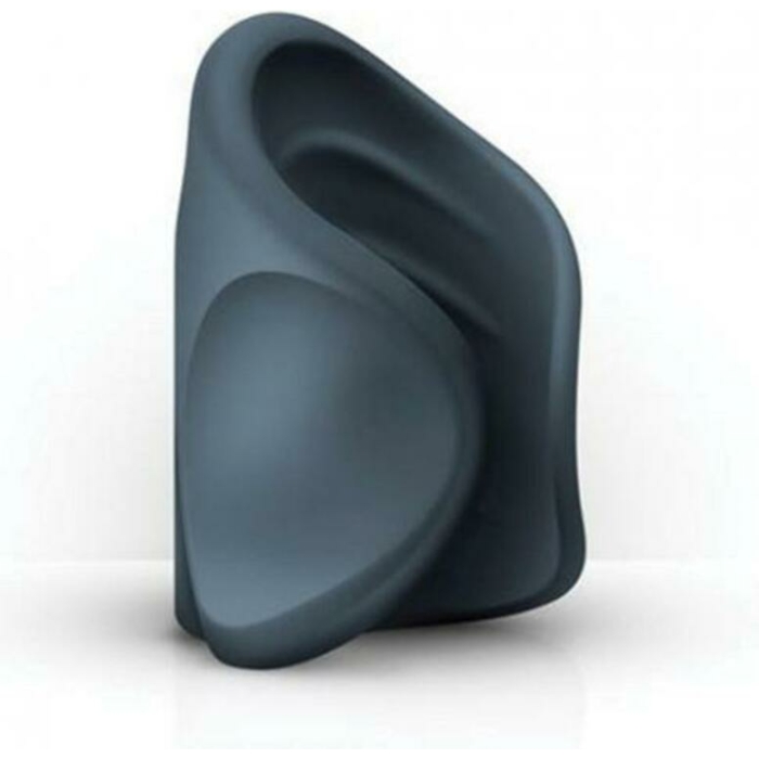 Boners Vibrating Hand Job Stroker - Black - Image 1