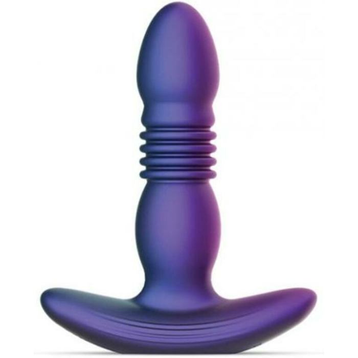 Hueman Supernova Thrusting Butt Plug - Purple - Image 1