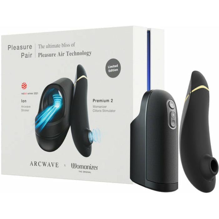 Arcwave x Womanizer Pleasure Pair - Ion + Premium 2 Black - Image 1